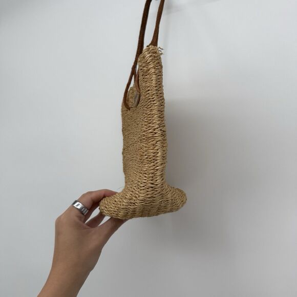 Esprit Vintage Jute Natural Bag Handle Summer Cottage Leather Handle - Picture 4 of 10